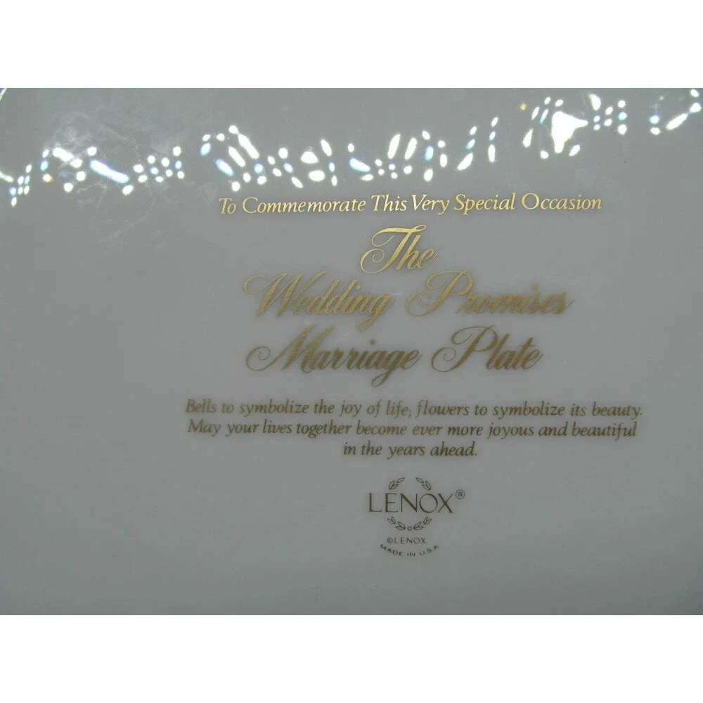 Lenox Wedding Promises 12 1/2